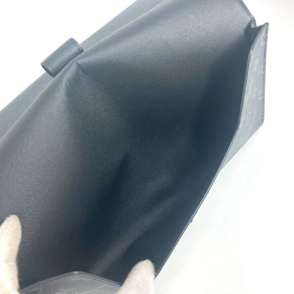 LOUIS VUITTON GI0273 MonogramEclipse Porto Document Frank GM bag pouch Clutch - Picture 9 of 15